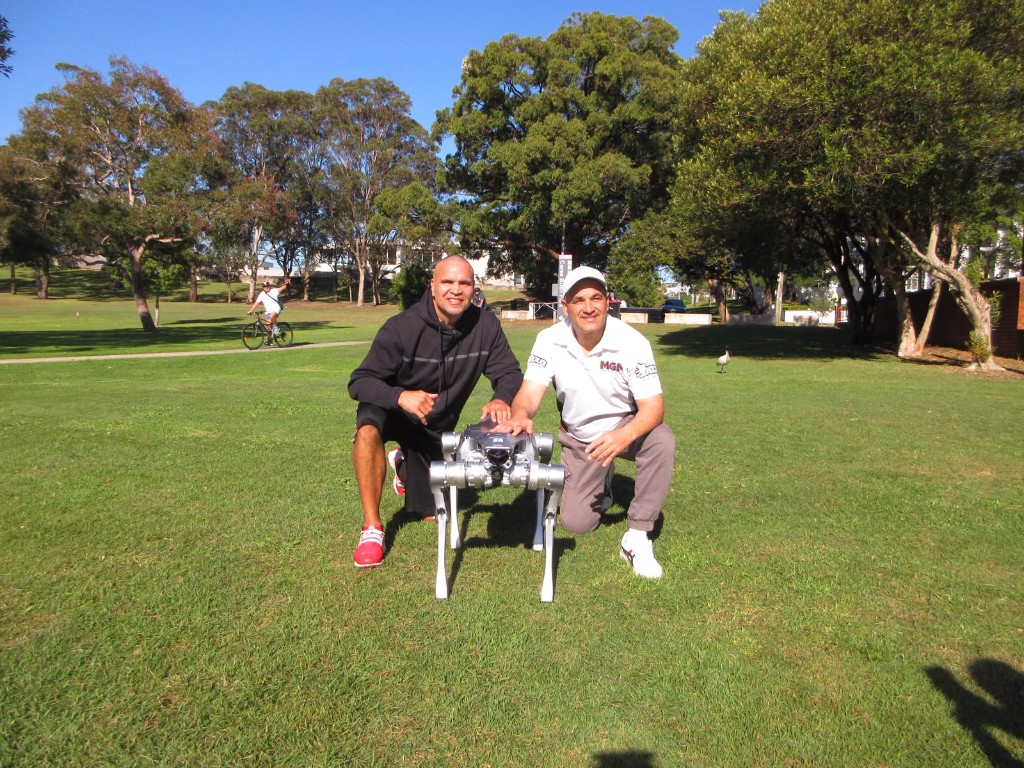 MGM Australia team on site with innovative construction technology